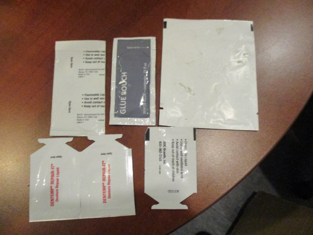 Blank pouch packaging.