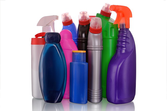 illustration of unnamed colorful bottles