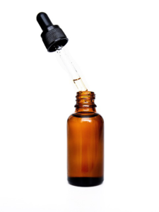 serum bottle with dropper