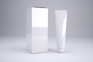 A tube in plain white packaging