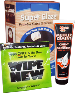Different packaged products