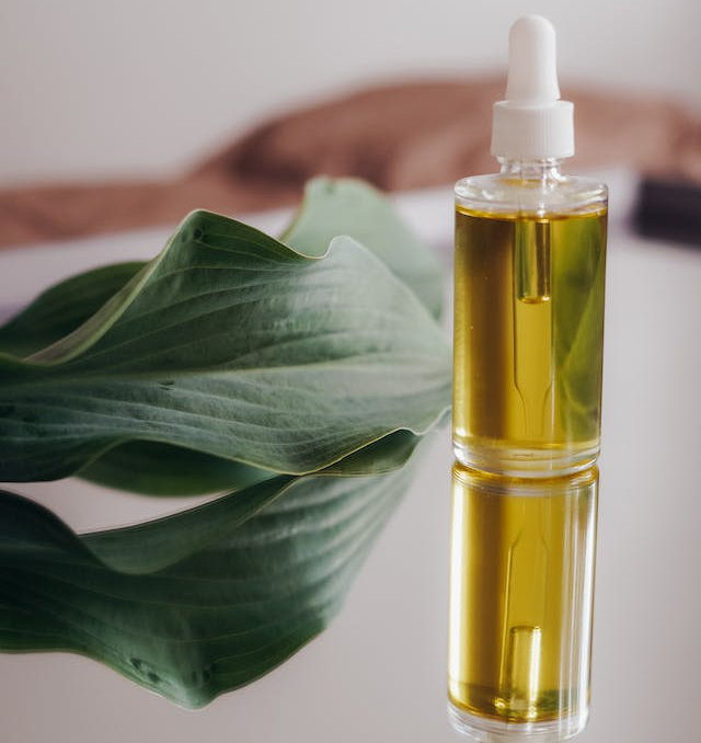 Closeup of a high-quality cosmetic serum