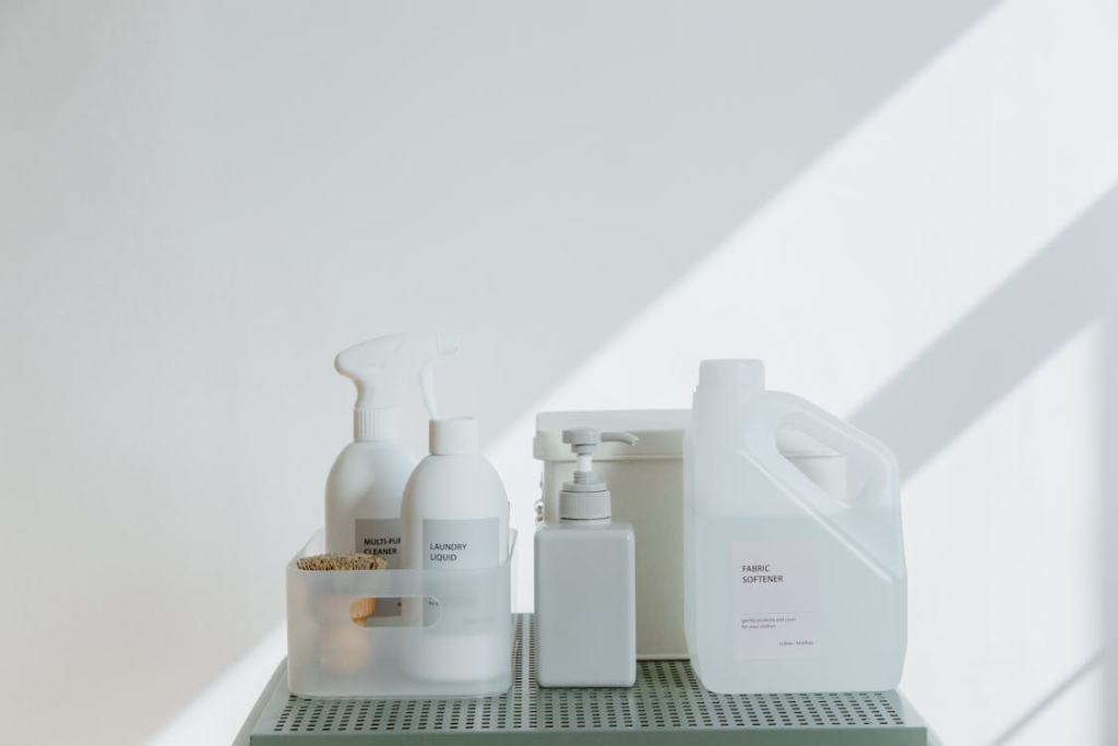 Packaged cleaning products