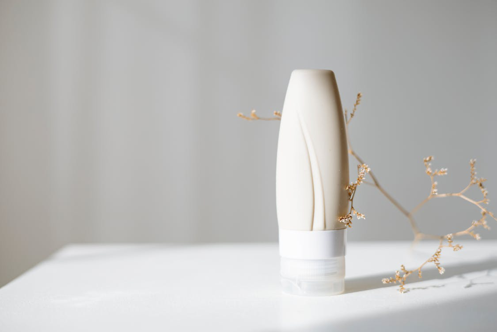 A packaged bottle