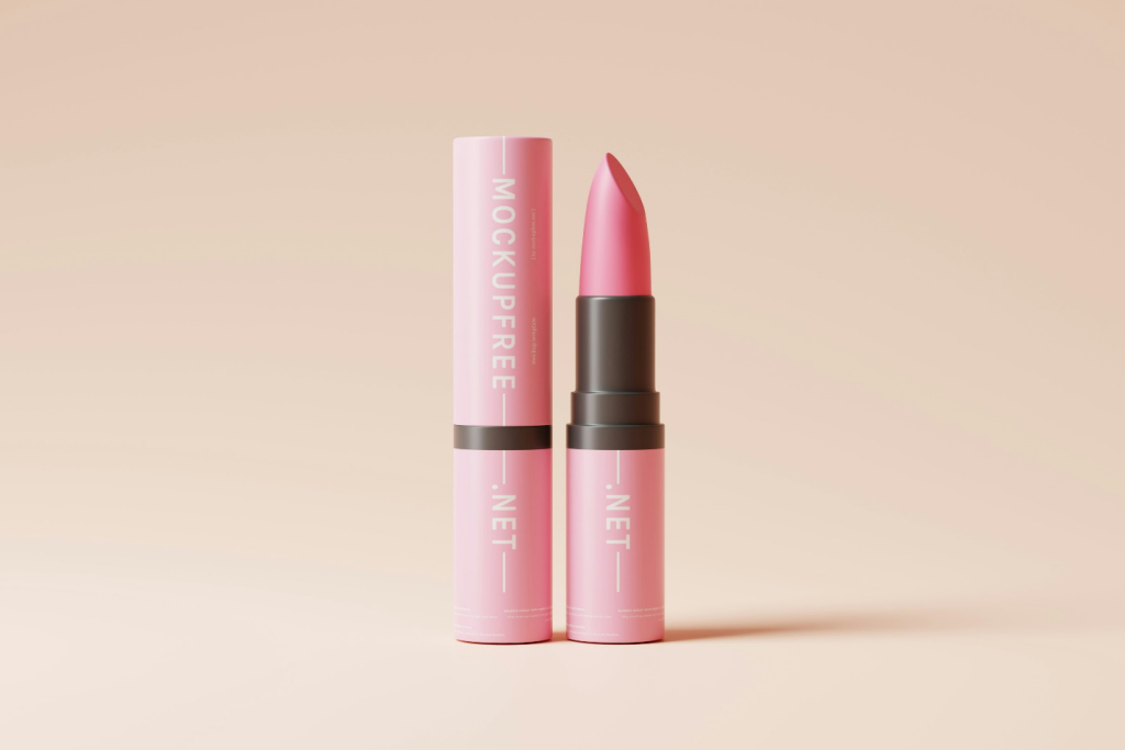 A row of filled lipstick tubes showcasing CPI's high-quality tube filling services.