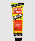 A large yellow, red and black tube of sealant.