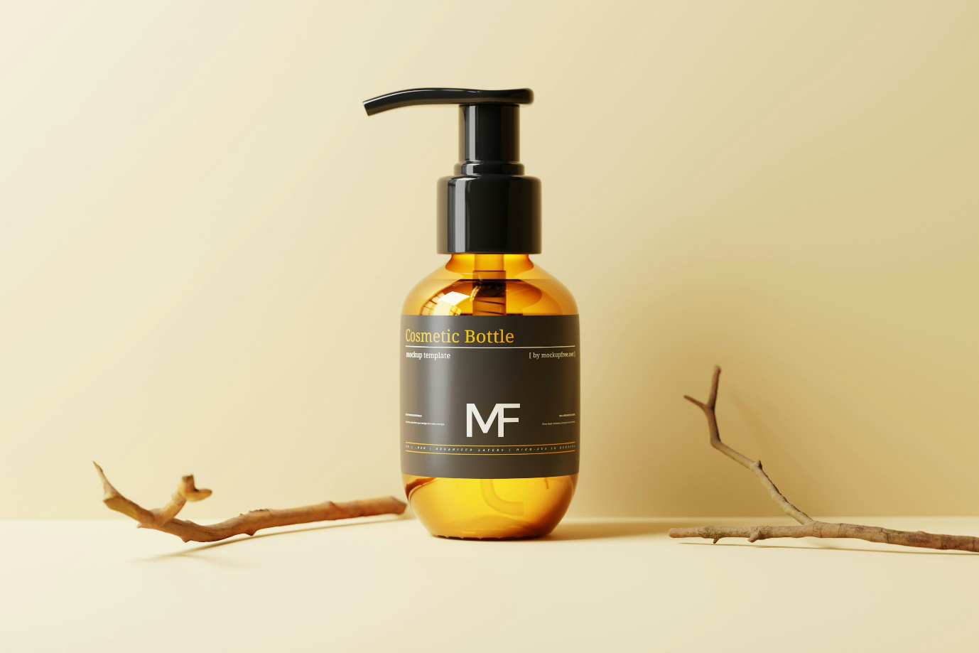 A product in bottle packaging